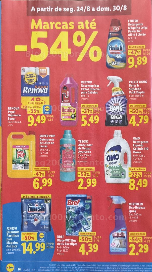 Antevisão Folheto LIDL Promoções de 24 a 30 agosto - Supermercado