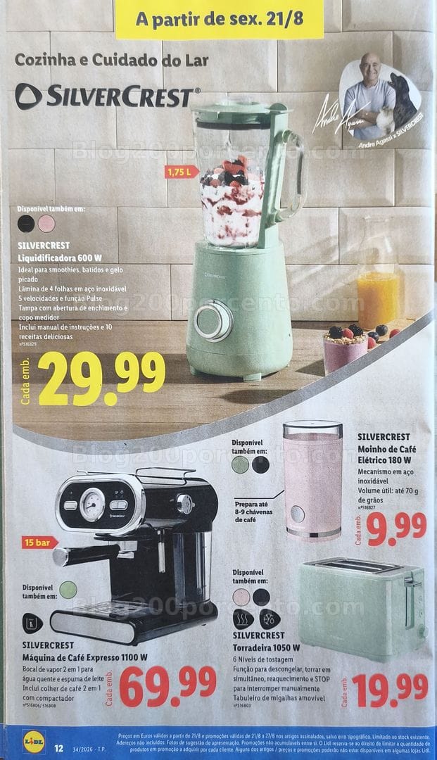 Antevisão Folheto LIDL Bazar Promoções de 17 a 27 agosto