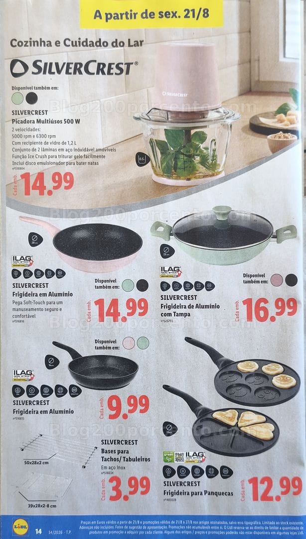 Antevisão Folheto LIDL Bazar Promoções de 17 a 27 agosto