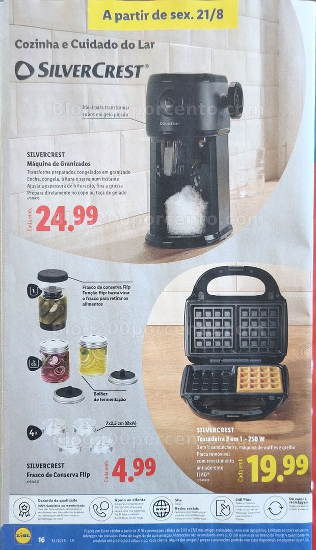 Antevisão Folheto LIDL Bazar Promoções de 17 a 27 agosto