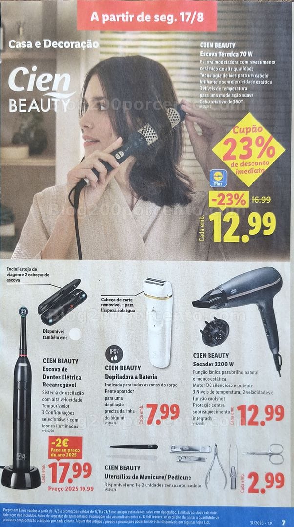 Antevisão Folheto LIDL Bazar Promoções de 17 a 23 agosto