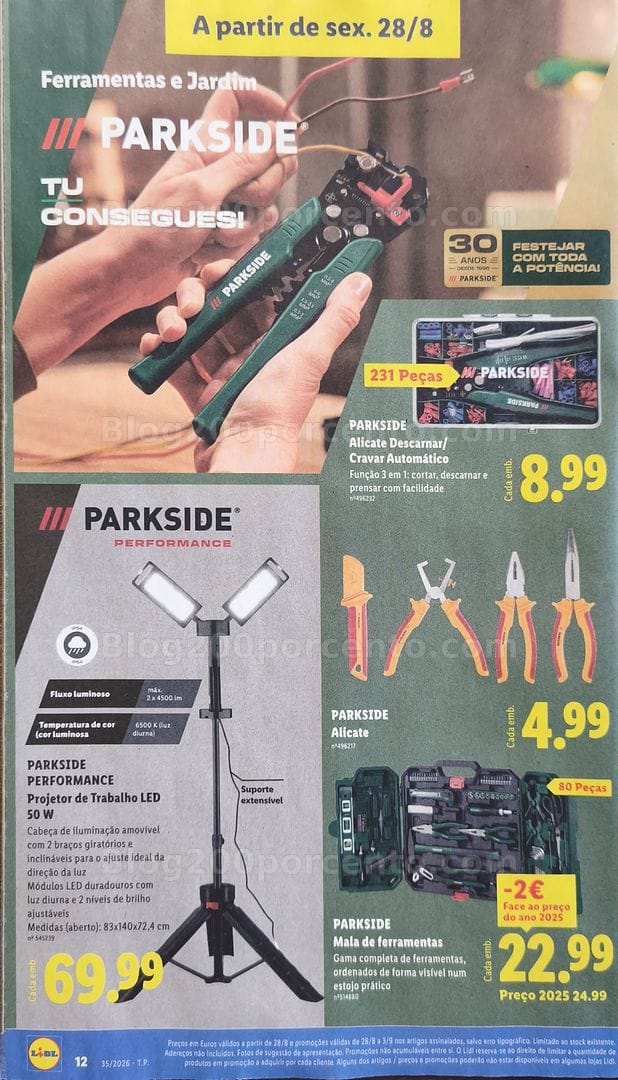 Antevisão Folheto LIDL Bazar Promoções de 24 agosto a 3 setembro - Supermercado