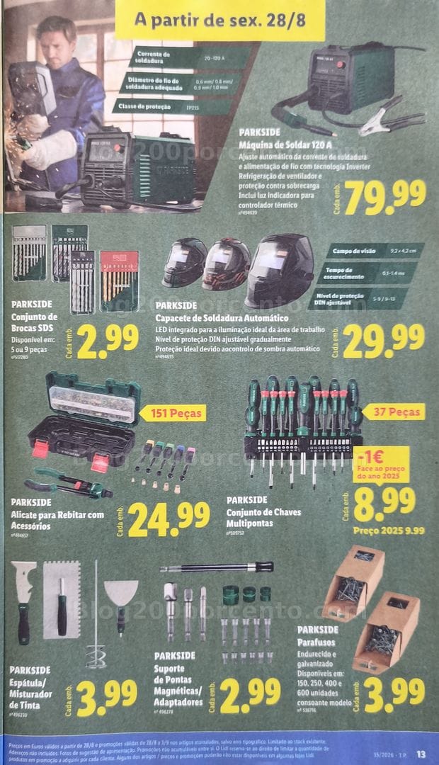 Antevisão Folheto LIDL Bazar Promoções de 24 agosto a 3 setembro - Supermercado