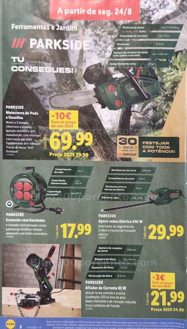 Antevisão Folheto LIDL Bazar Promoções de 24 agosto a 3 setembro - Supermercado