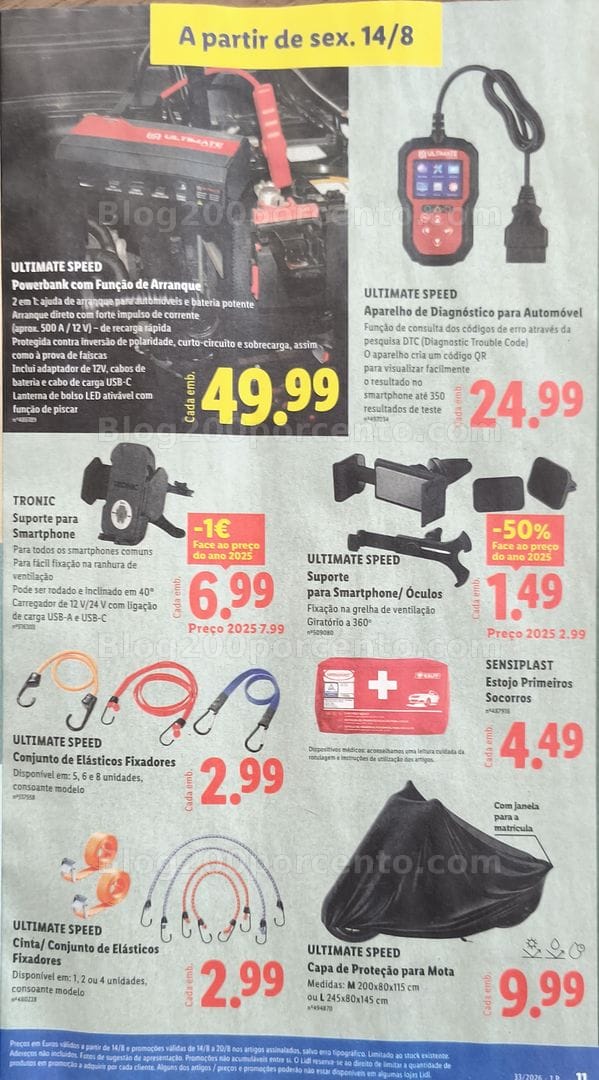 Antevisão Folheto LIDL Bazar Promoções de 10 a 20 agosto - Edição Loja