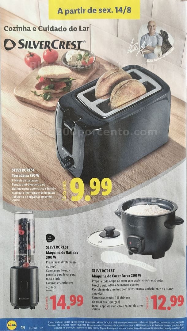 Antevisão Folheto LIDL Bazar Promoções de 10 a 20 agosto - Edição Loja
