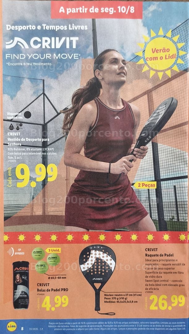 Antevisão Folheto LIDL Bazar Promoções de 10 a 20 agosto - Edição Loja