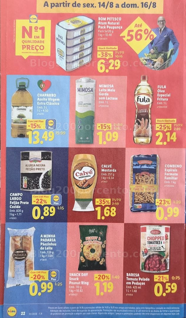 Antevisão Folheto LIDL Promoções de 10 a 16 agosto - Edição Loja