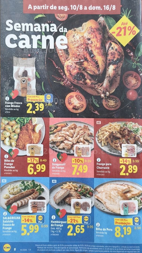 Antevisão Folheto LIDL Promoções de 10 a 16 agosto - Edição Loja