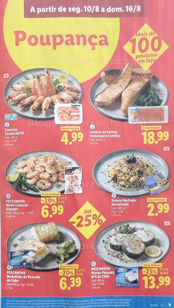 Antevisão Folheto LIDL Promoções de 10 a 16 agosto - Edição Loja