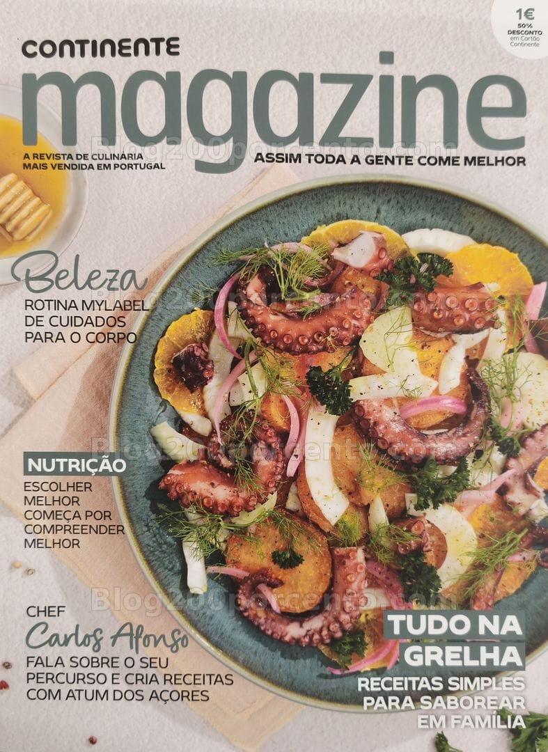 Antevisão Revista CONTINENTE Magazine 11 agosto a 30 novembro - Os Vales de Desconto