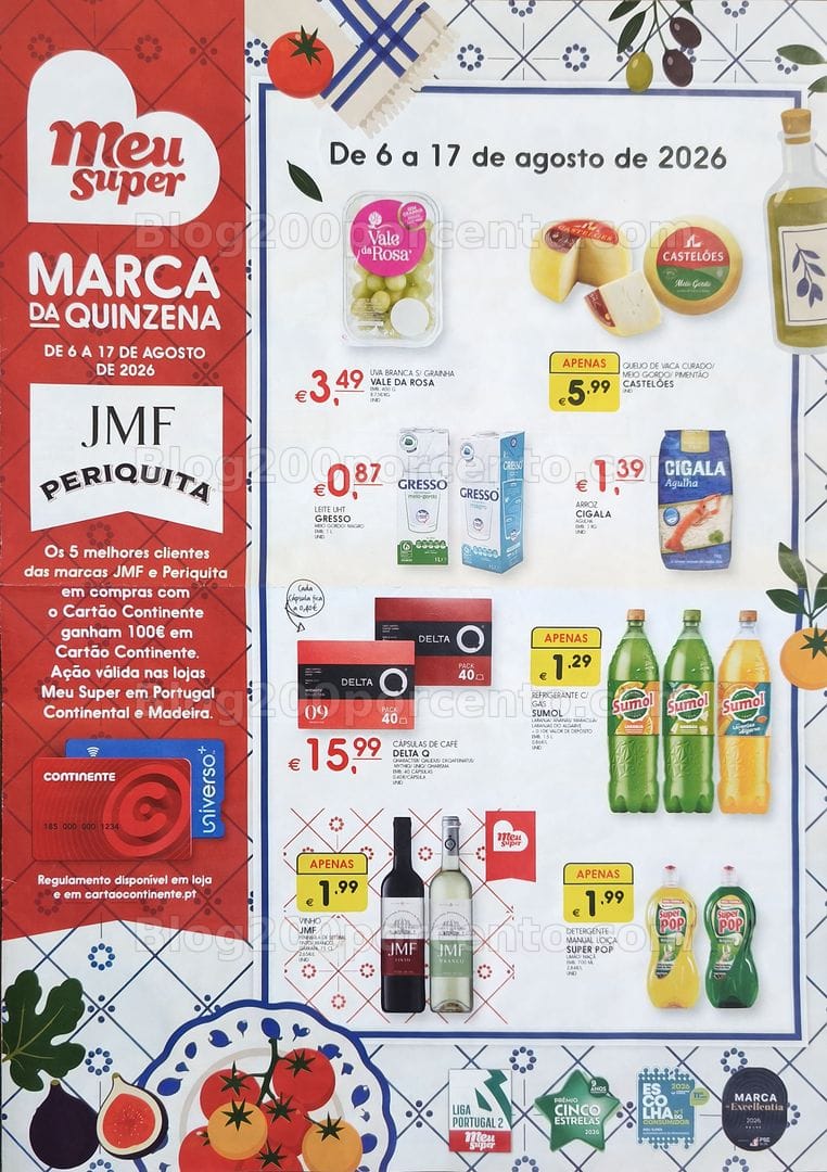 Antevisão Folheto MEU SUPER Promoções de 6 a 17 agosto
