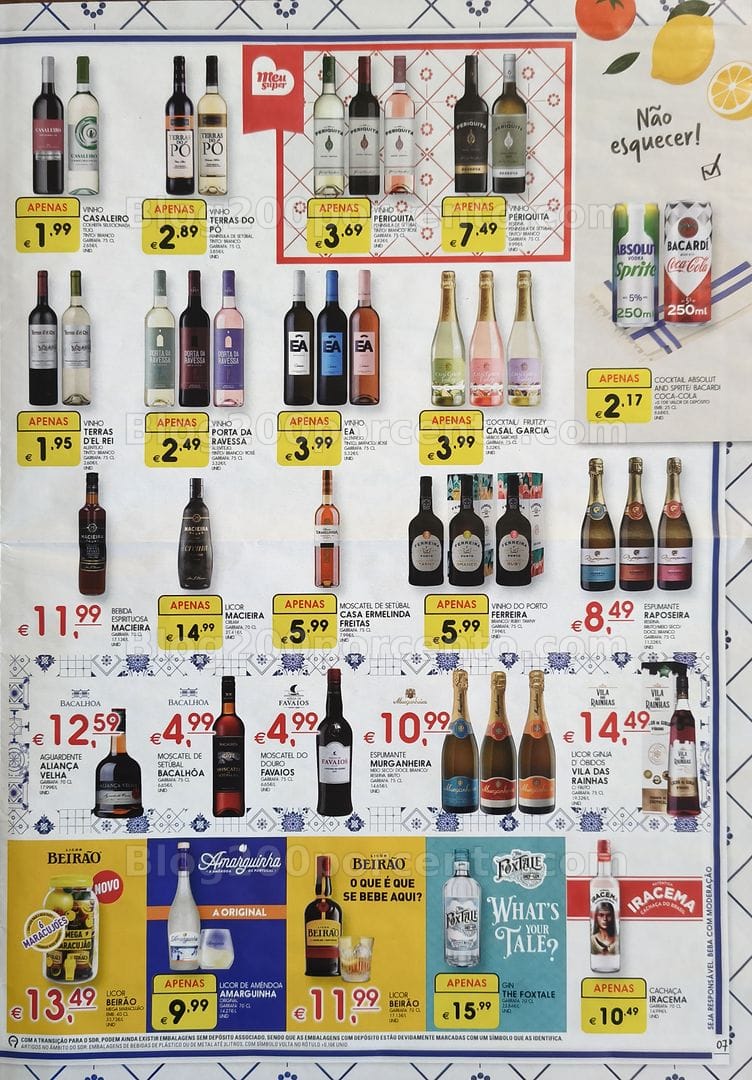 Antevisão Folheto MEU SUPER Promoções de 6 a 17 agosto