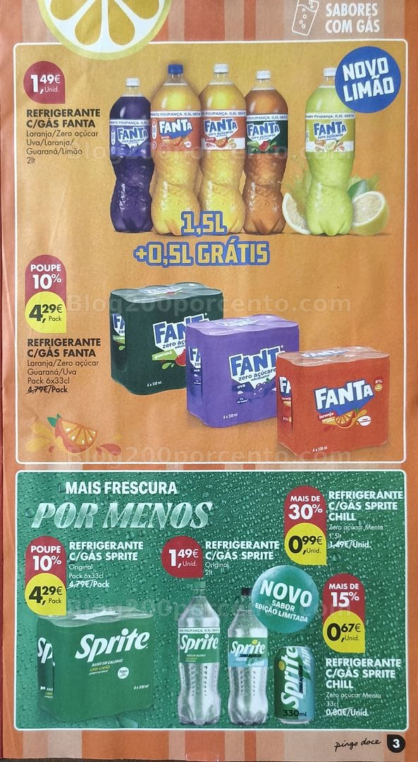 Antevisão Folheto PINGO DOCE Especial Bebidas Verão Promoções de 4 a 17 agosto