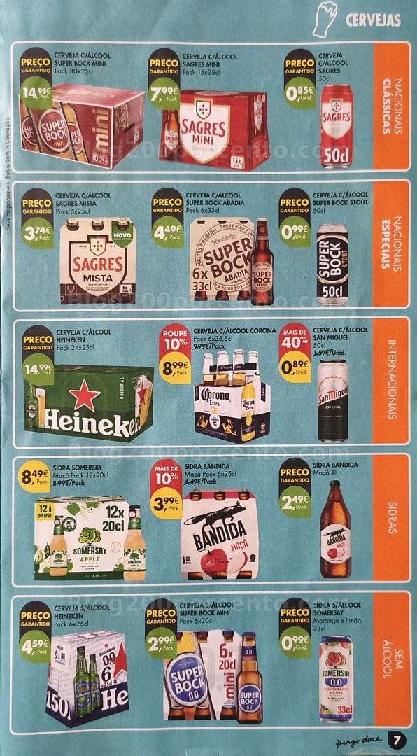 Antevisão Folheto PINGO DOCE Especial Bebidas Verão Promoções de 4 a 17 agosto