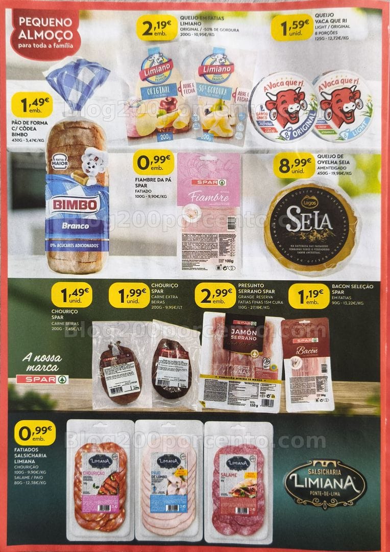 Antevisão Folheto SPAR Promoções de 4 a 16 agosto