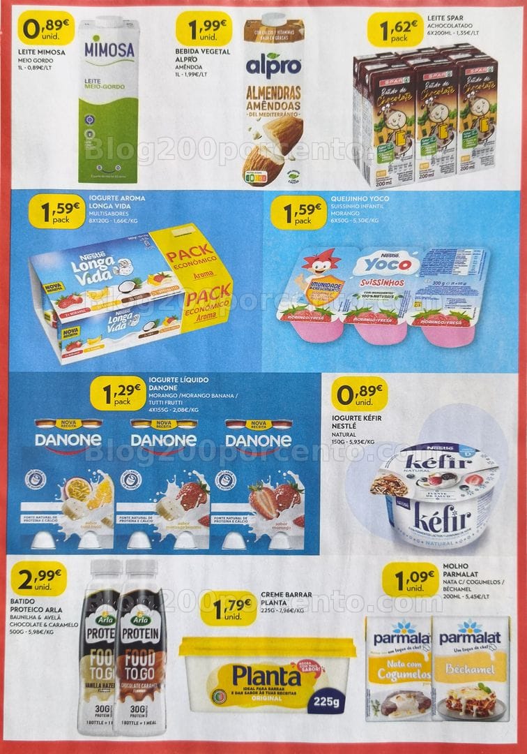 Antevisão Folheto SPAR Promoções de 4 a 16 agosto