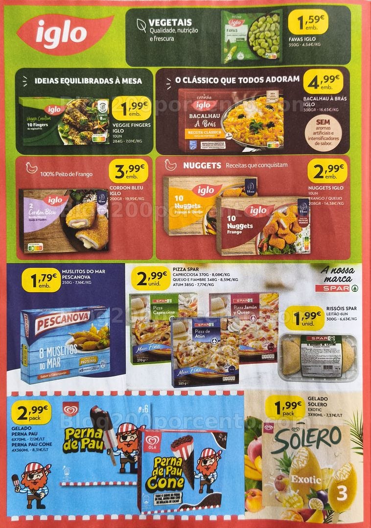 Antevisão Folheto SPAR Promoções de 4 a 16 agosto
