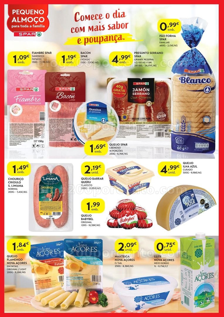 Antevisão Folheto SPAR Promoções de 18 a 30 agosto