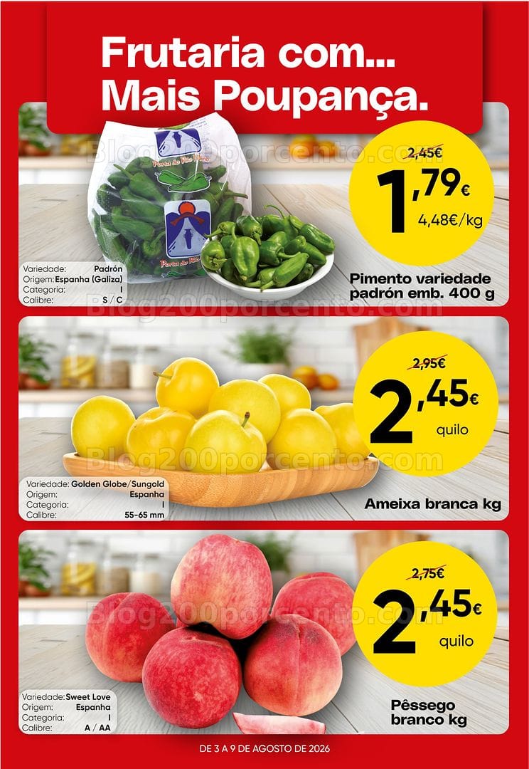 Antevisão Folheto SPAR Promoções de 3 a 9 agosto