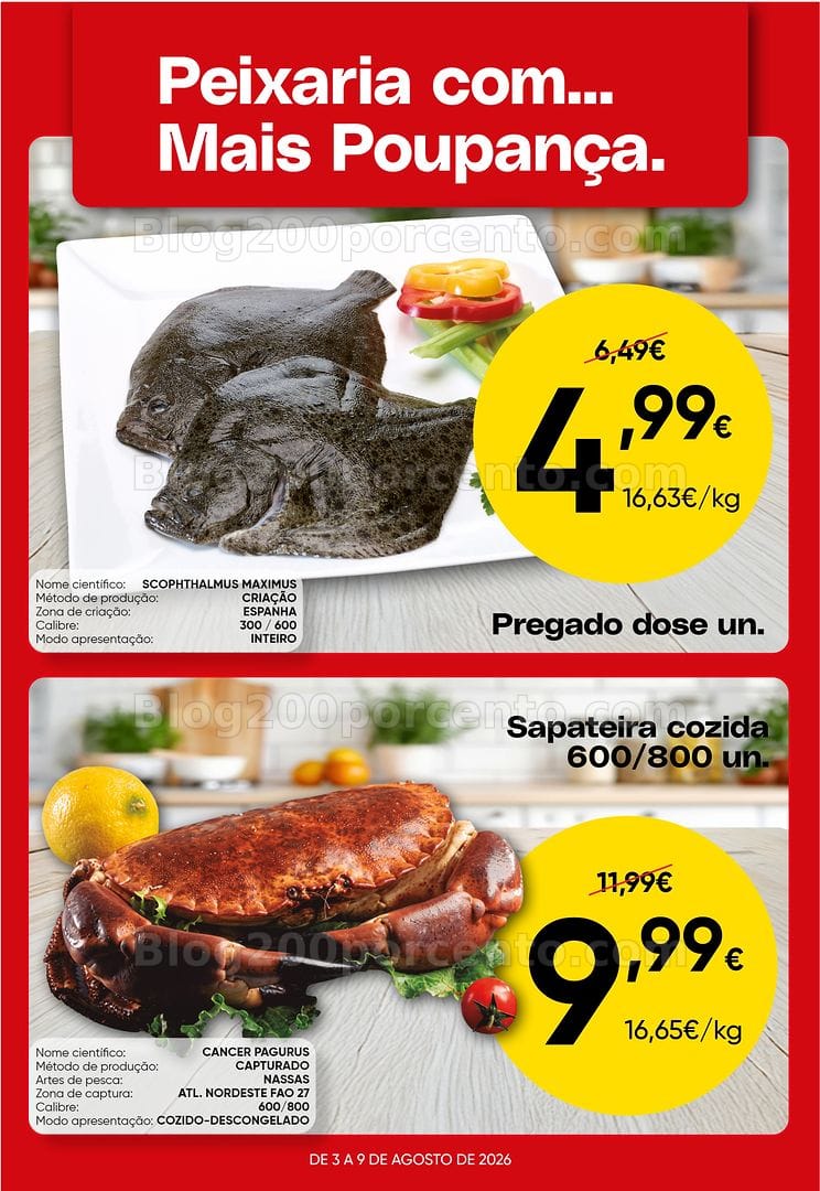 Antevisão Folheto SPAR Promoções de 3 a 9 agosto