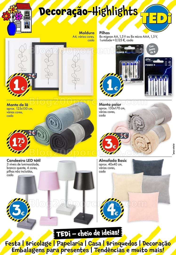 Antevisão Folheto TEDI Promoções de 28 agosto a 4 setembro