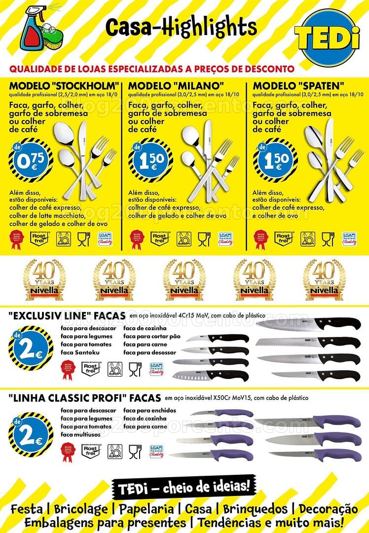 Antevisão Folheto TEDI Promoções de 28 agosto a 4 setembro