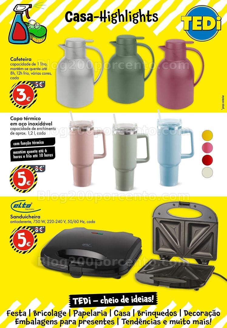Antevisão Folheto TEDI Promoções de 28 agosto a 4 setembro