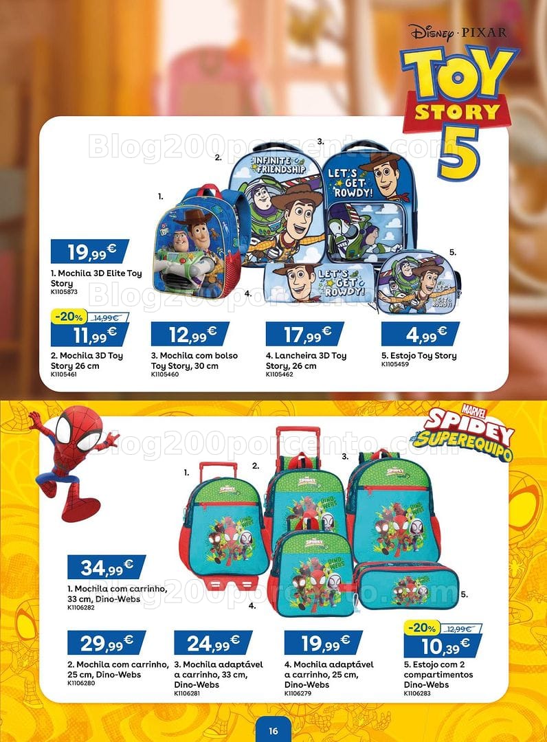 Antevisão Folheto TOYSRUS Regresso às Aulas Promoções de 6 a 31 agosto