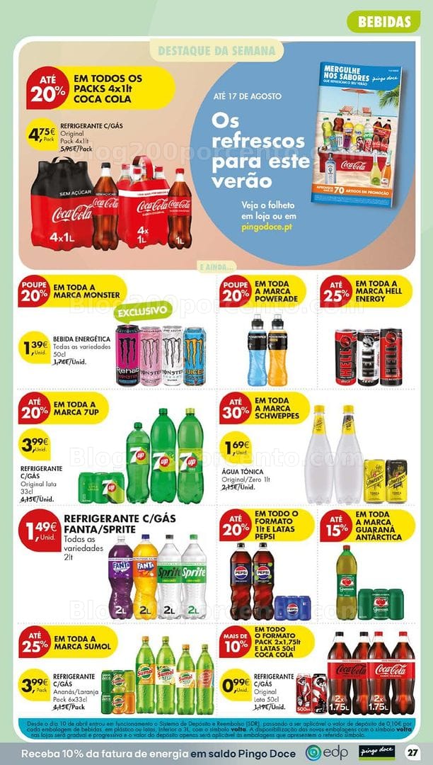 Antevisão Folheto PINGO DOCE Lojas Grandes Promoções de 4 a 10 agosto