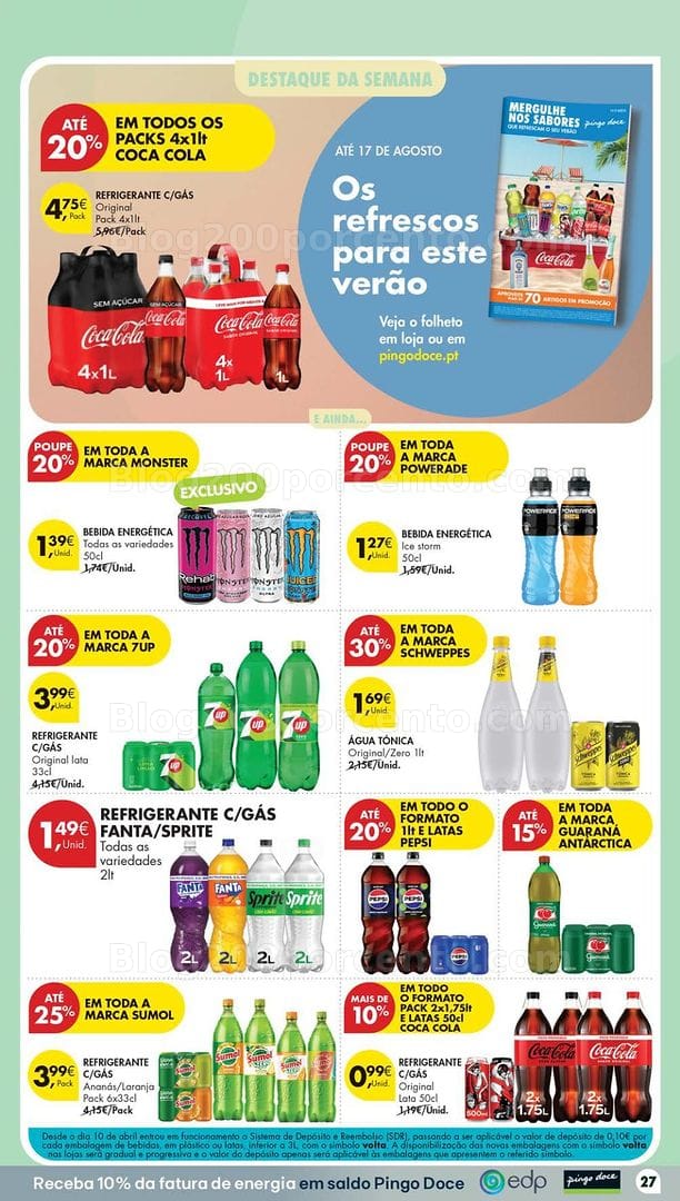 Antevisão Folheto PINGO DOCE Promoções de 4 a 10 agosto - Edição Digital