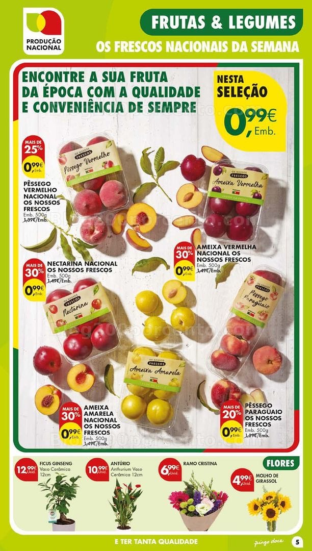 Antevisão Folheto PINGO DOCE Promoções Fim de Semana - 6 a 9 agosto