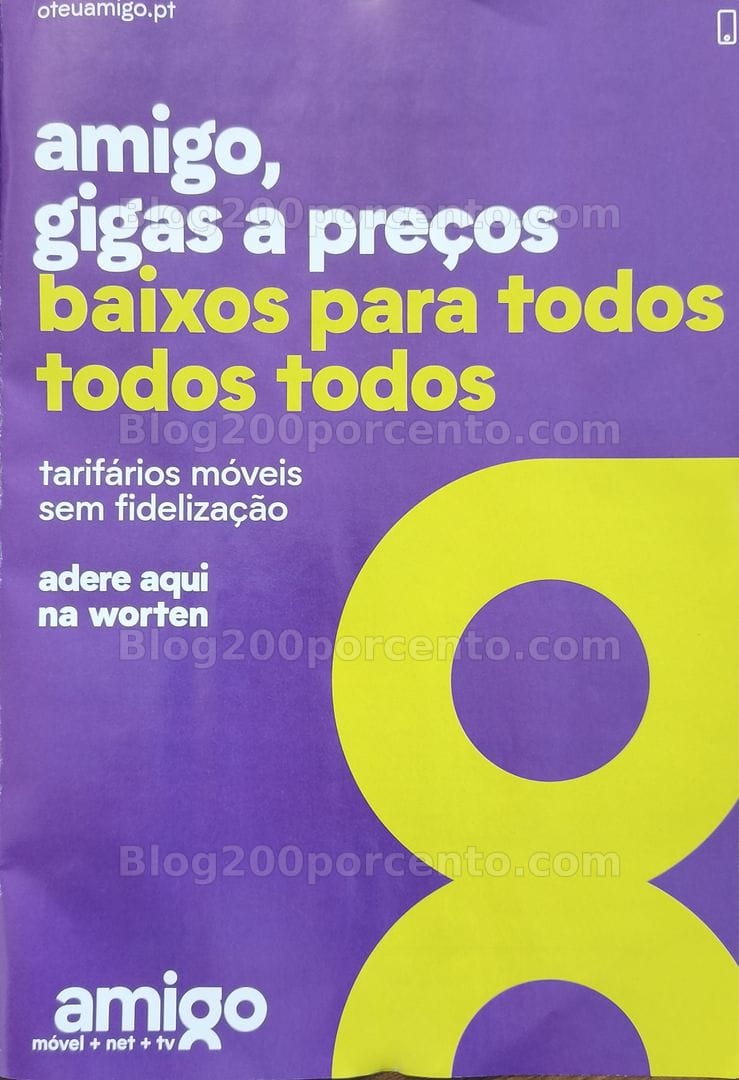 Antevisão Folheto WORTEN Mobile Promoções até 31 agosto