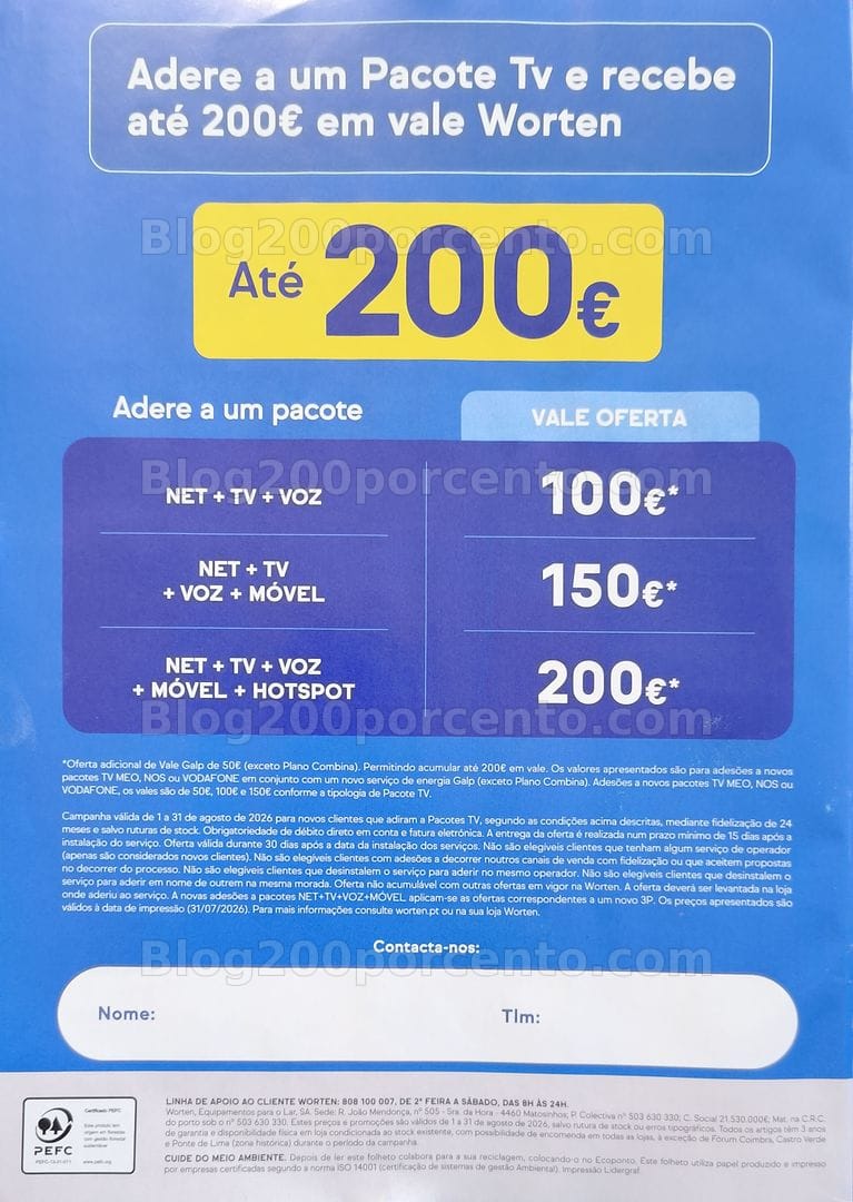 Antevisão Folheto WORTEN Mobile Promoções até 31 agosto