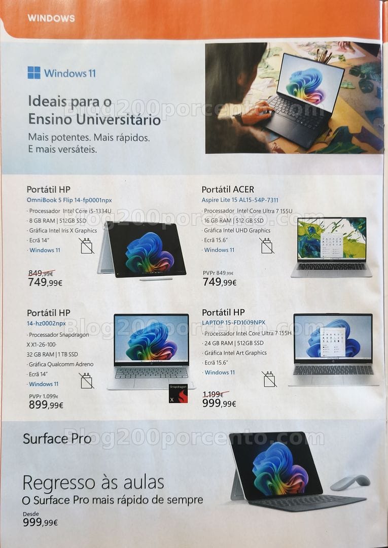 Antevisão Folheto WORTEN Catálogo Regresso às Aulas Promoções de 19 agosto a 21 setembro
