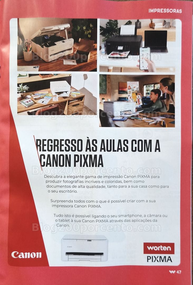 Antevisão Folheto WORTEN Catálogo Regresso às Aulas Promoções de 19 agosto a 21 setembro