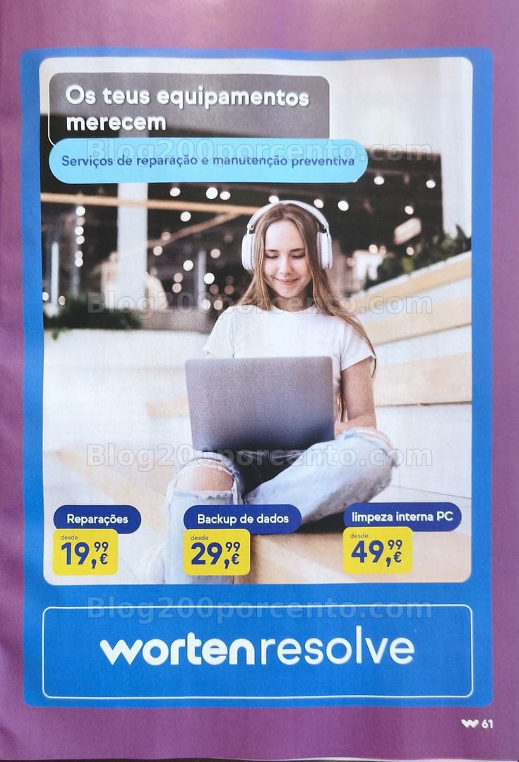 Antevisão Folheto WORTEN Catálogo Regresso às Aulas Promoções de 19 agosto a 21 setembro