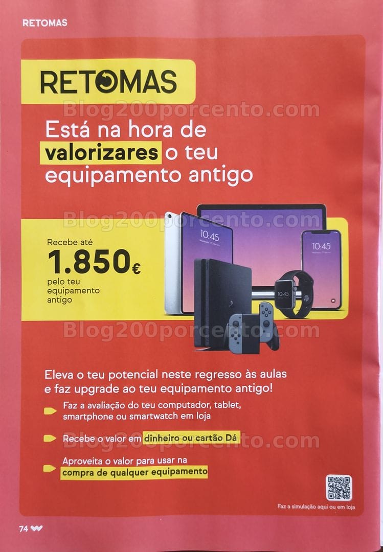 Antevisão Folheto WORTEN Catálogo Regresso às Aulas Promoções de 19 agosto a 21 setembro