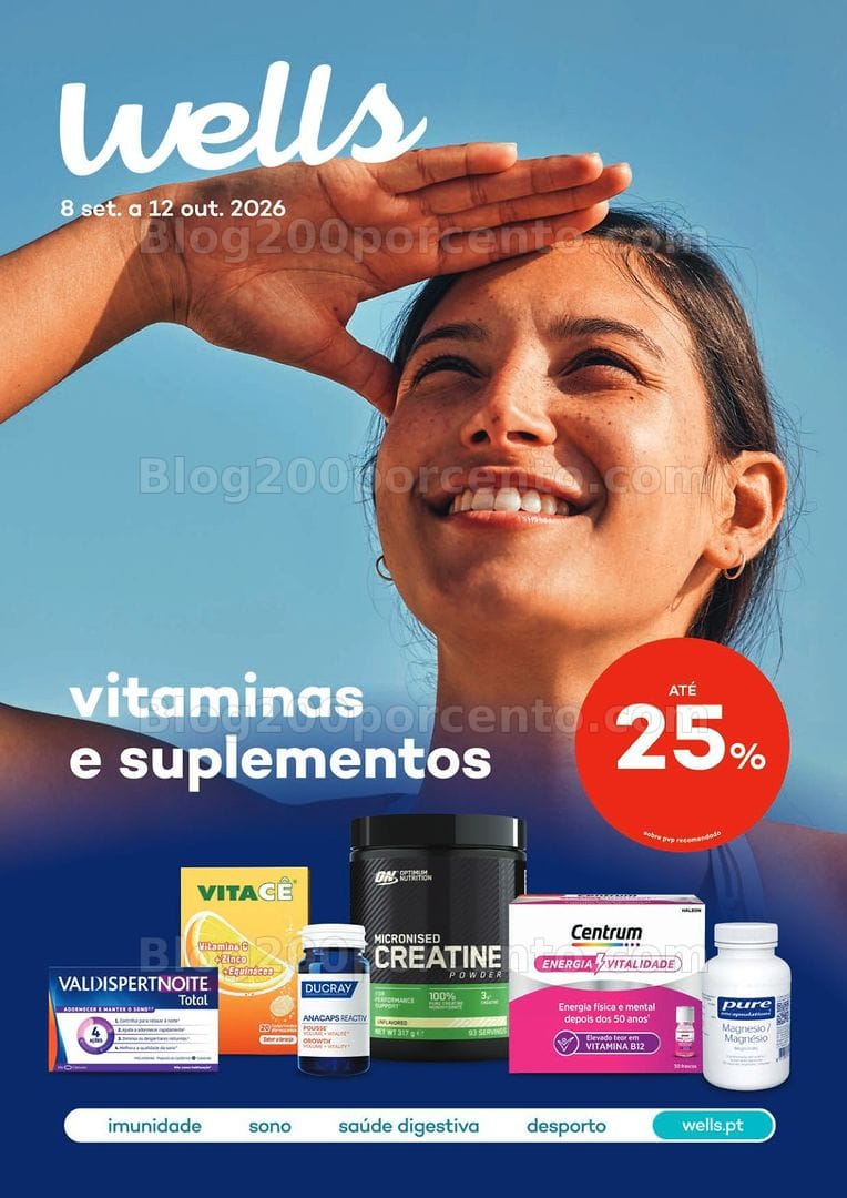Antevisão Folheto WELLS Promoções de 8 setembro a 12 outubro
