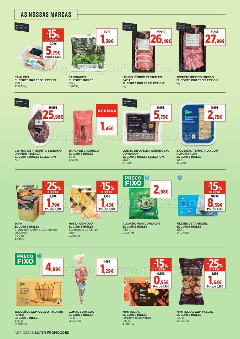 Antevisão Folheto EL CORTE INGLÉS Promoções de 18 setembro a 1 outubro