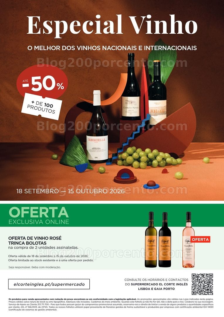 Antevisão Folheto EL CORTE INGLÉS Promoções de 18 setembro a 1 outubro
