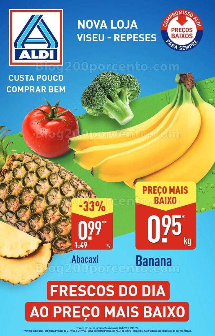Antevisão Folheto ALDI Aberturas Promoções até 29 setembro - Viseu