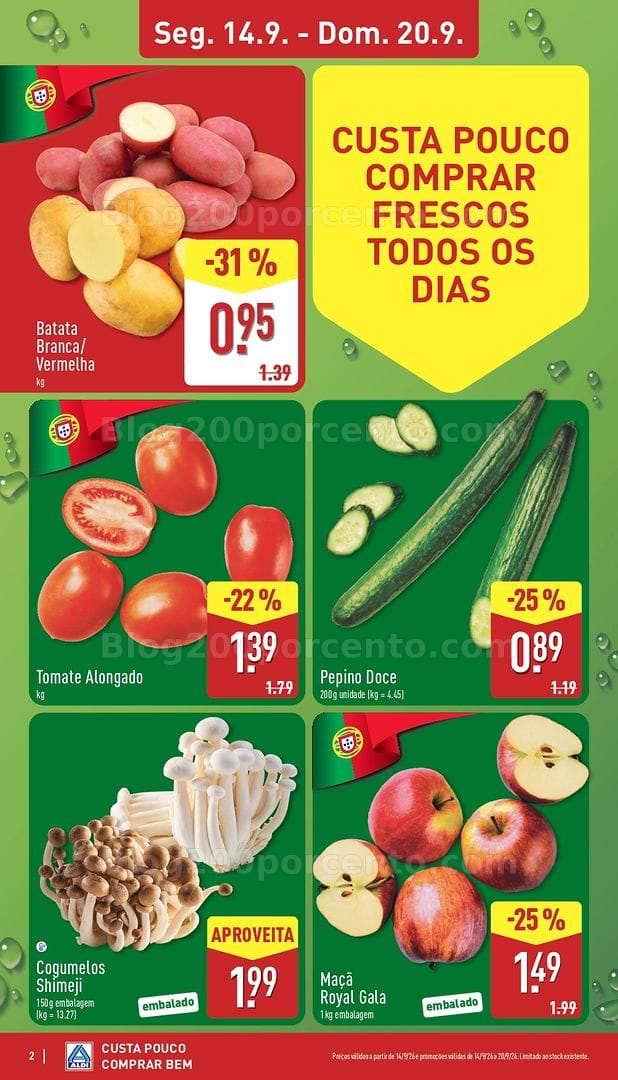 Antevisão Folheto ALDI Promoções de 14 a 20 setembro