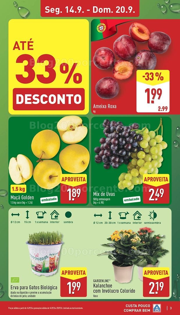 Antevisão Folheto ALDI Promoções de 14 a 20 setembro
