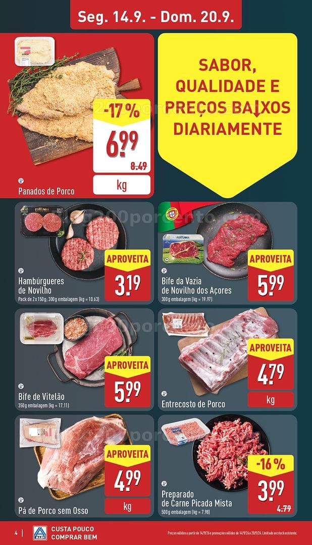 Antevisão Folheto ALDI Promoções de 14 a 20 setembro