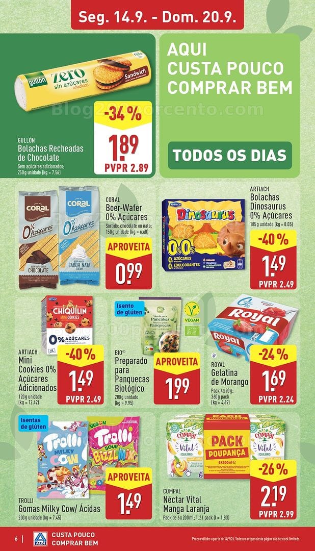 Antevisão Folheto ALDI Promoções de 14 a 20 setembro