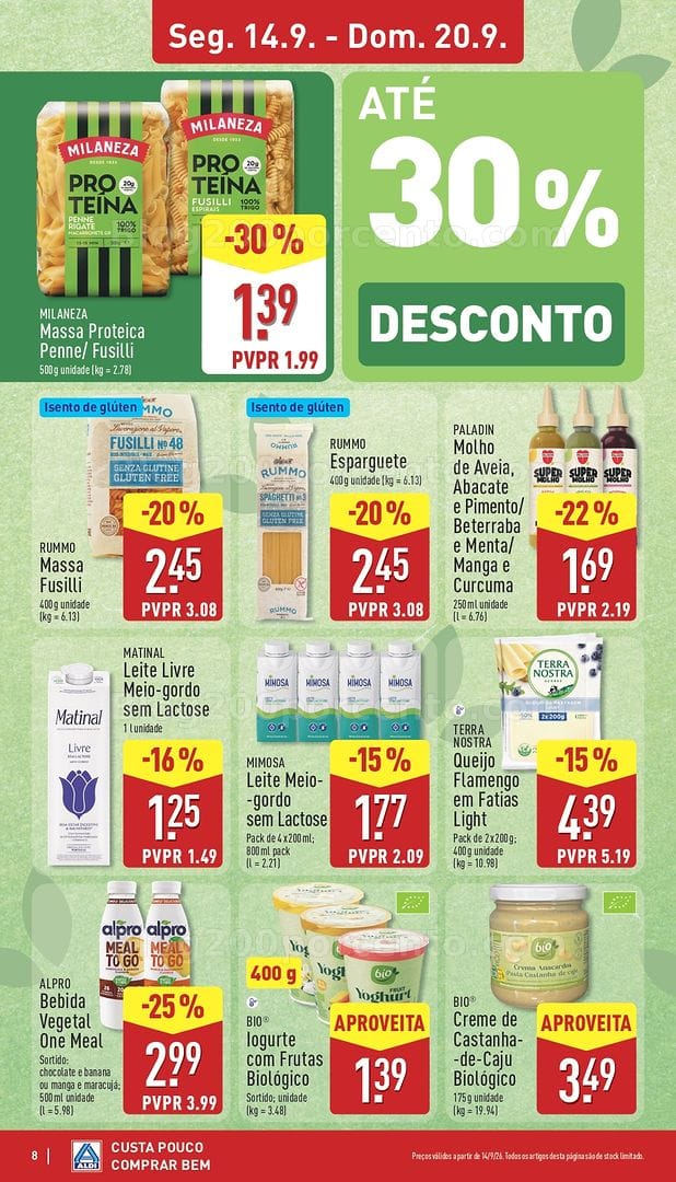 Antevisão Folheto ALDI Promoções de 14 a 20 setembro