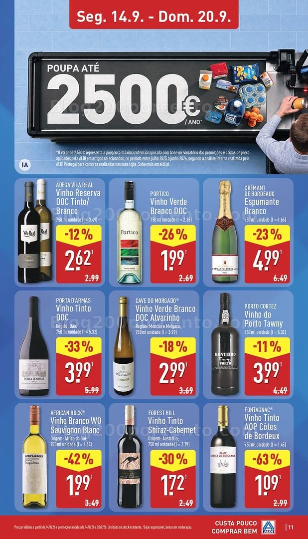 Antevisão Folheto ALDI Promoções de 14 a 20 setembro
