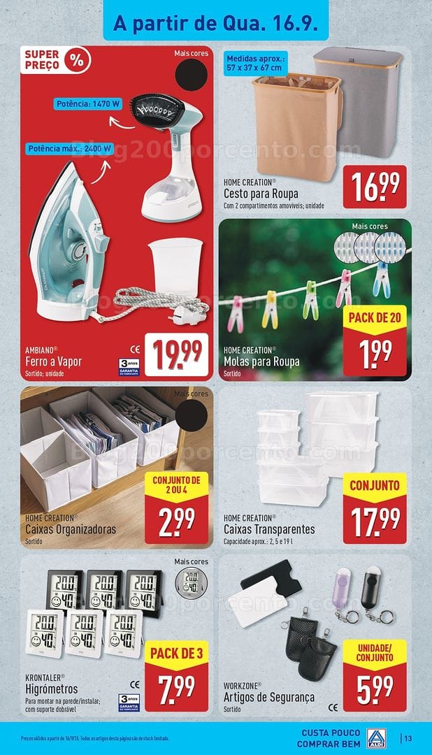 Antevisão Folheto ALDI Promoções de 14 a 20 setembro