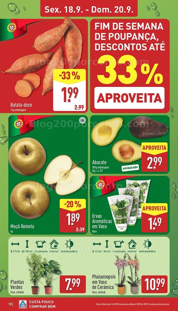 Antevisão Folheto ALDI Promoções de 14 a 20 setembro